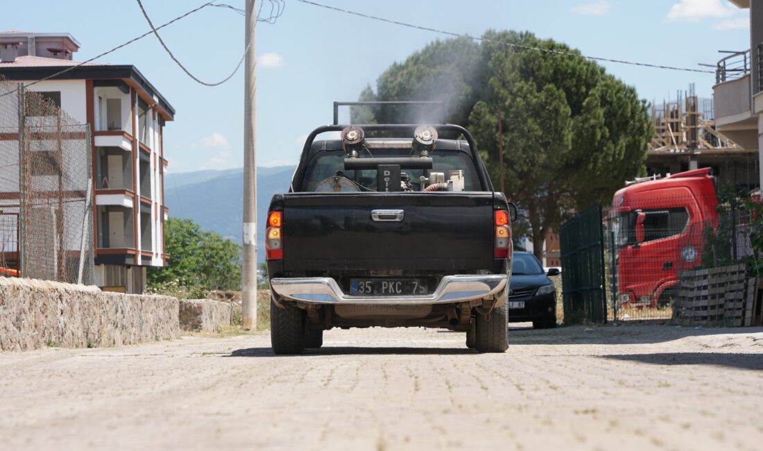 Kemalpaşa Belediyesi İklim Değişikliği ve Sıfır Atık Müdürlüğü ekipleri hava