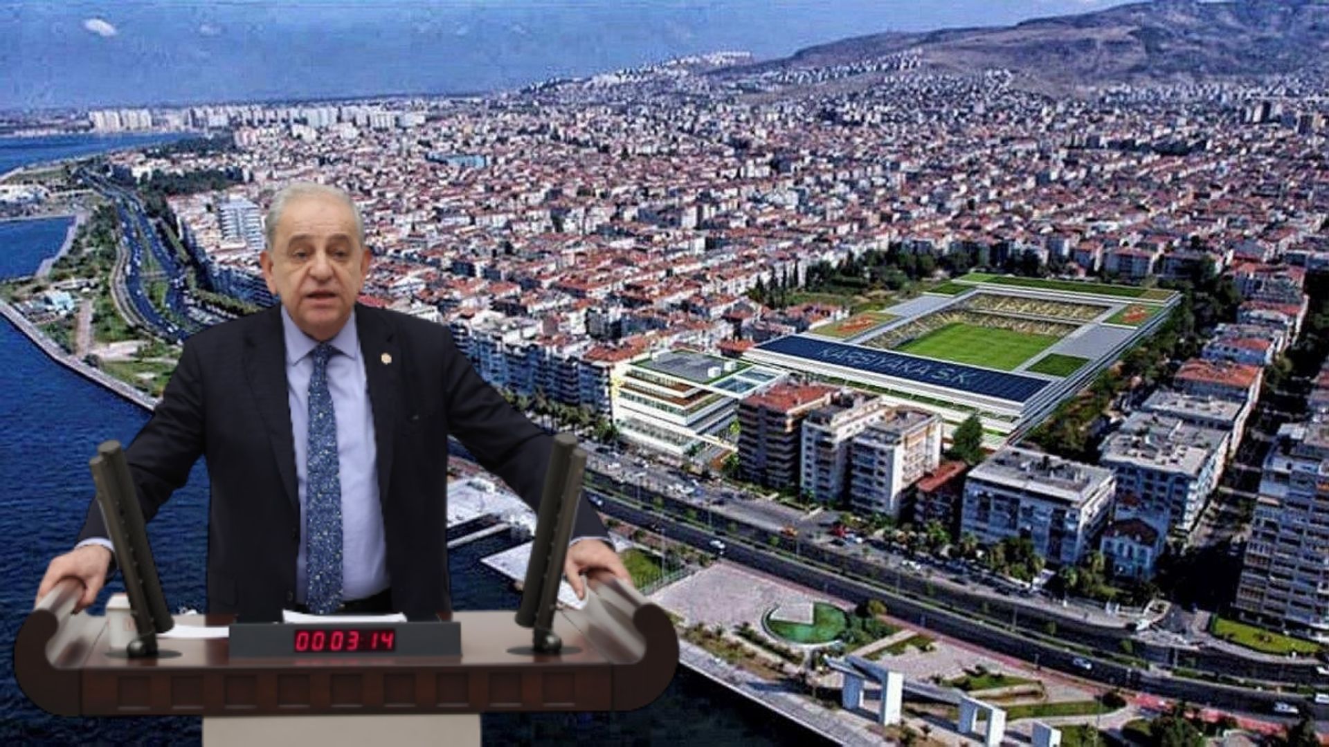 CHP İzmir Milletvekili Rıfat Nalbantoğlu, Karşıyaka Stadı'nın yapımı için gerekli
