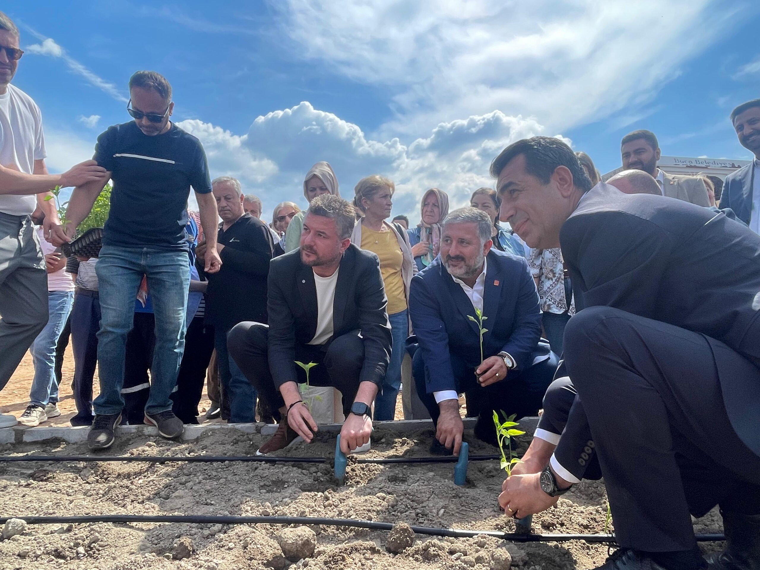 Buca’daki belediye serasına yapılan sabotaj sonrası açıklama yapan Başkan Görkem