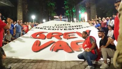 İzmir Büyükşehir Belediyesi’nde toplu iş sözleşmesinde anlaşma sağlanamaması nedeniyle 23