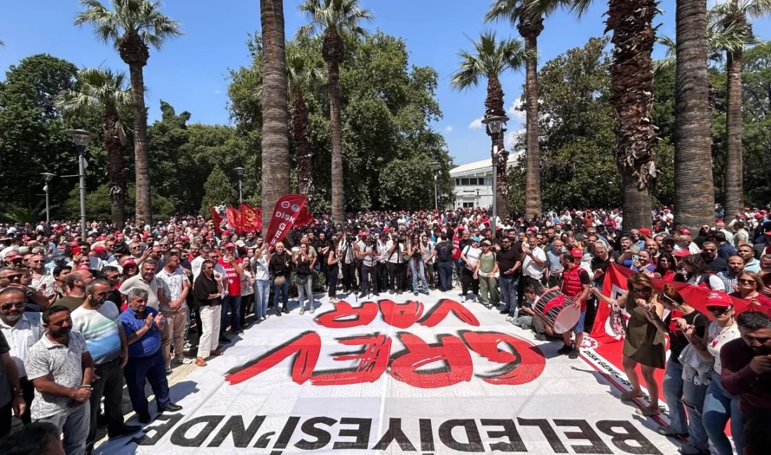 İzmir’de TİS krizi sürüyor: DİSK’ten işçilere ‘grev kırıcılığı yapmayın’ uyarısı İZENERJİ, İZELMAN ve Ege Şehir Planlama A.Ş'de çalışan 20 binin