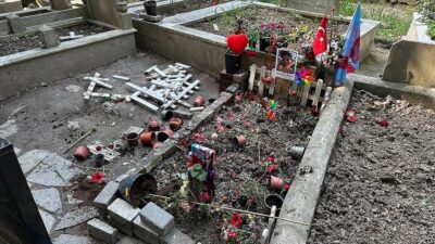 Kadıköy’de öldürülen 14 yaşındaki Mattia Ahmet Minguzzi’nin mezarını tahrip eden