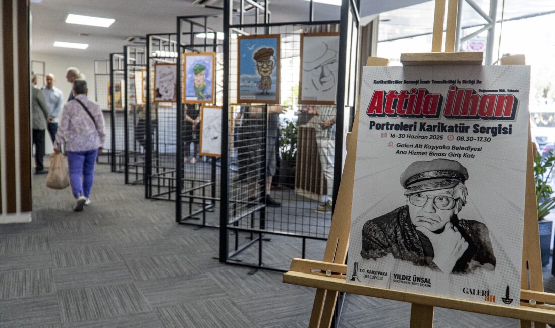 Karşıyaka’da Attila İlhan’a saygı: 100. yaşına özel karikatür sergisi açıldı Karşıyaka Belediyesi ana hizmet binasının giriş katında yer alan Galeri