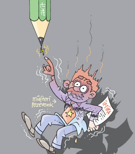 Yeni Akit şaşırtmıyor: Skandal karikatür tepki çekti! Yeni Akit Haber Müdürü Zekeriya Say, sosyal medyada “Müfteri pez…enkler”