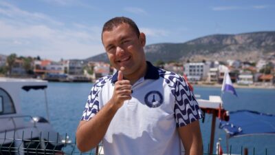 İzmir Büyükşehir Belediyesi Spor Kulübü’nün otizmli ultra maraton yüzücüsü Tuna