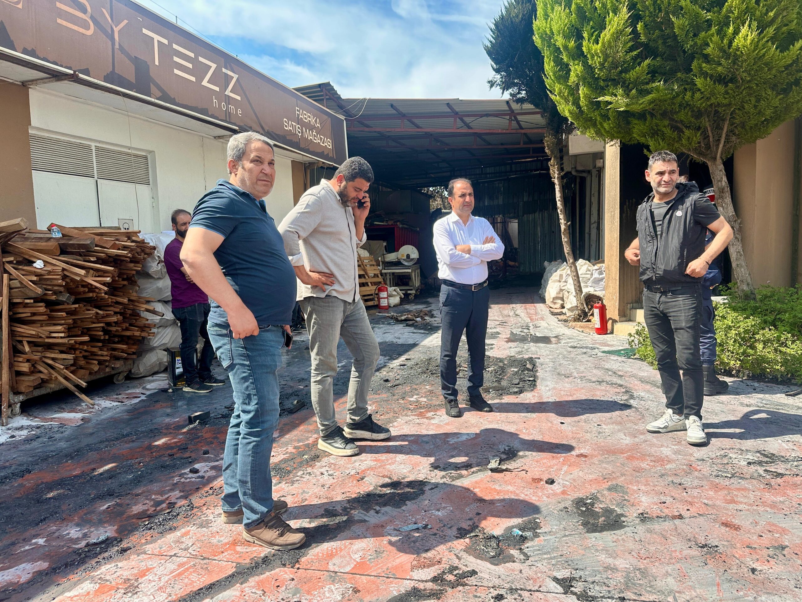 Torbalı’daki Giysan Sandalye fabrikası 27 Mayıs'ta çıkan yangın sonucu küle