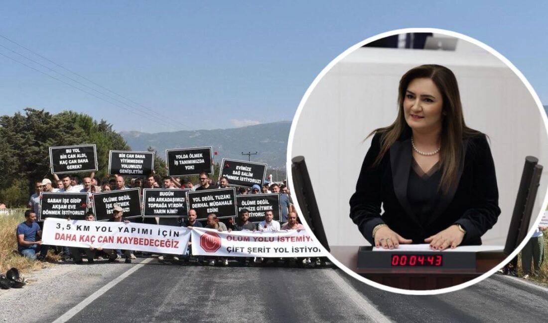 CHP’li Kılıç İzmir’in ölüm yolunu Meclis’e taşıdı: İşçiler ölüme değil işe gitmek istiyorlar! CHP İzmir Milletvekili Sevda Erdan Kılıç, adı “ölüm yoluna” çıkan