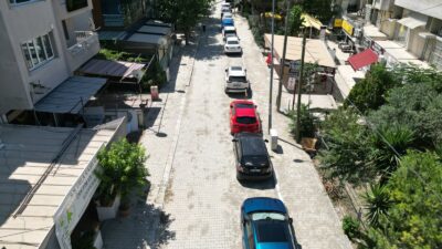 Urla Belediyesi Fen İşleri Müdürlüğü’nün ilçe genelinde yürüttüğü çalışmalar, Zeytinalan’dan