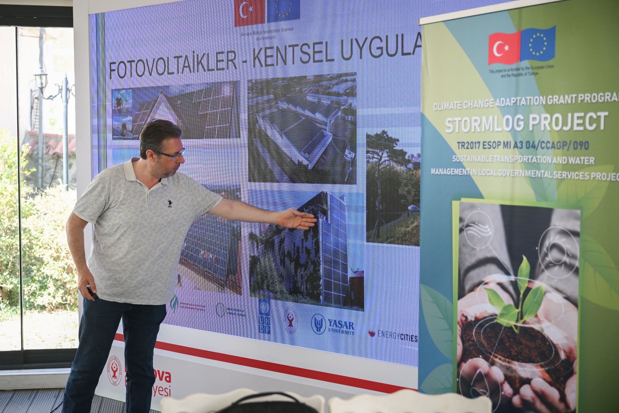 Bornova’da STORMLOG eğitimi Dramalılar Köşkü’nde gerçekleşti. Kent konseyi, akademisyen ve