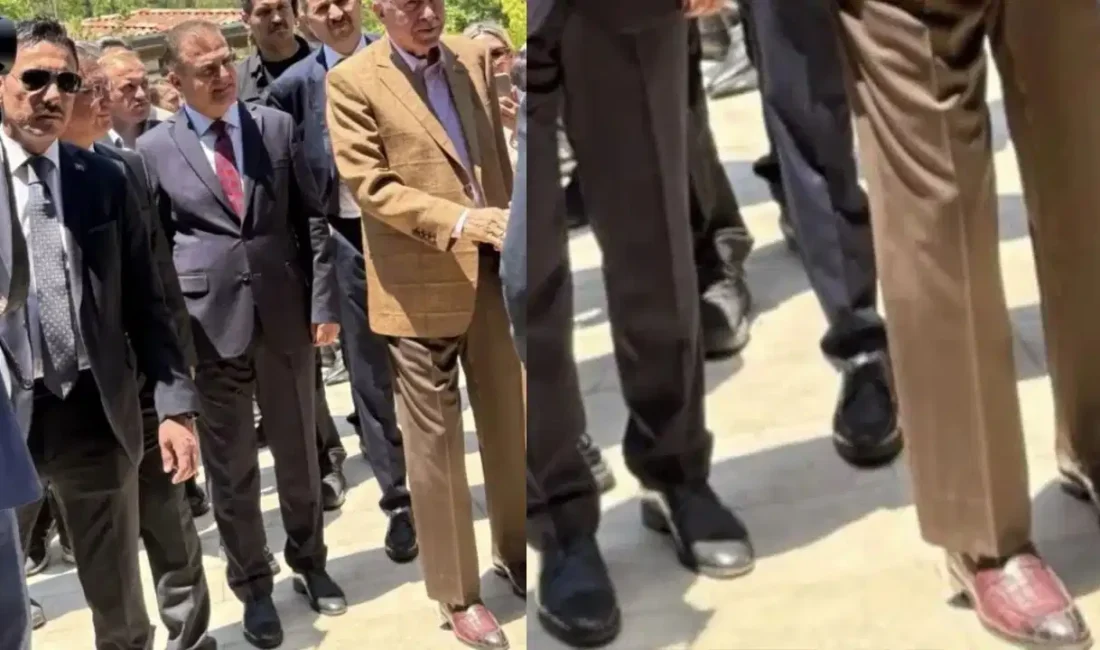 Erdoğan’ın ayakkabısı gündem yaratmıştı: İddialara yalanlama geldi Cumhurbaşkanlığı İletişim Başkanlığı Dezenformasyonla Mücadele Merkezi "Cumhurbaşkanı Erdoğan'ın giydiği ayakkabının