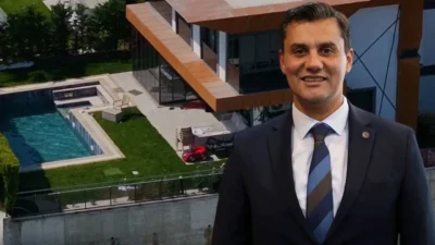 Manisa Büyükşehir Belediye Başkanı Ferdi Zeyrek’in evindeki su havuzunda elektrik