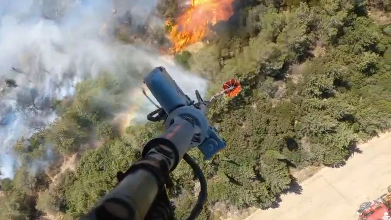 Aliağa’da üçüncü orman yangını Çaltılıdere Mahallesi'nde başladı; 6 uçak, 5