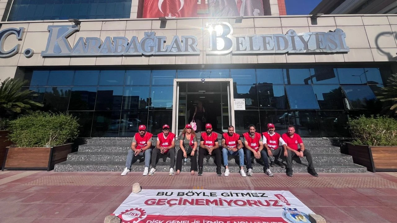 Karabağlar Belediyesi işçileri, geriye dönük ücretler, gıda çekleri ve maaşların