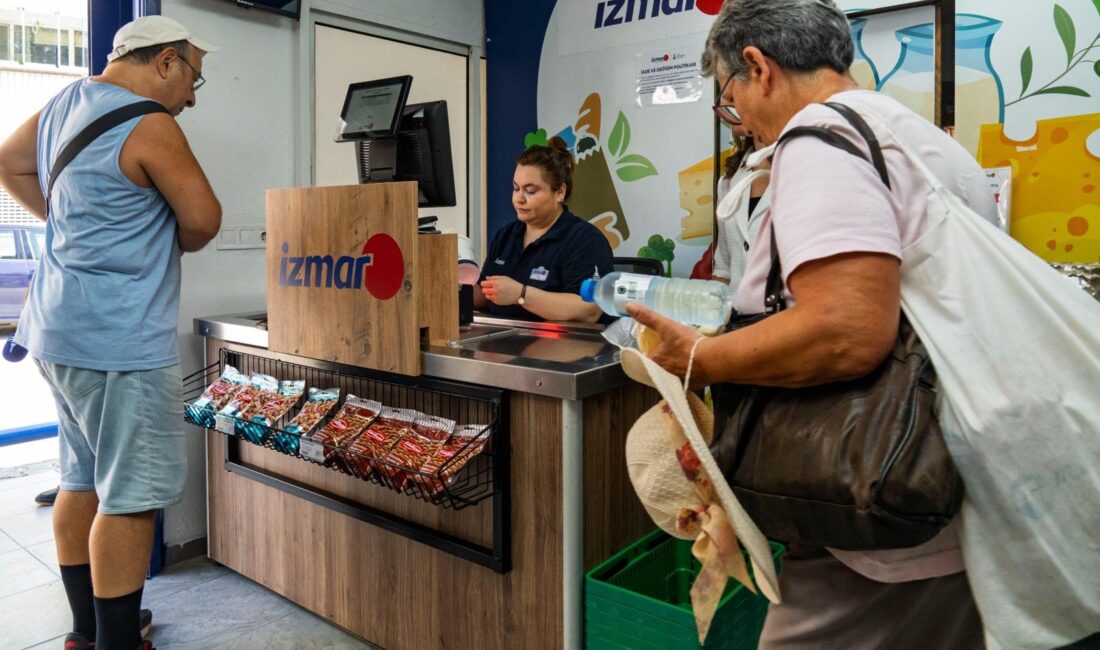 İzmir’in tanzim satış mağazaları İZMAR, 8’inci şubesini Bornova Erzene Mahallesi’nde