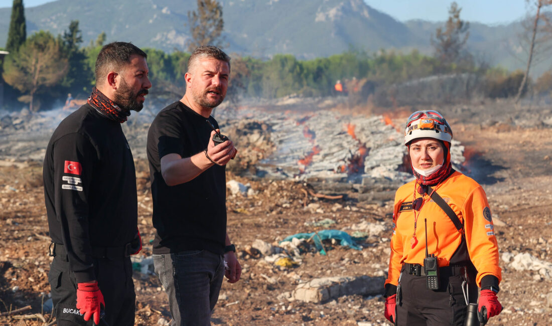 Buca’da dün akşam saatlerinde başlayan ve sabah saatlerinde ancak söndürülebilen