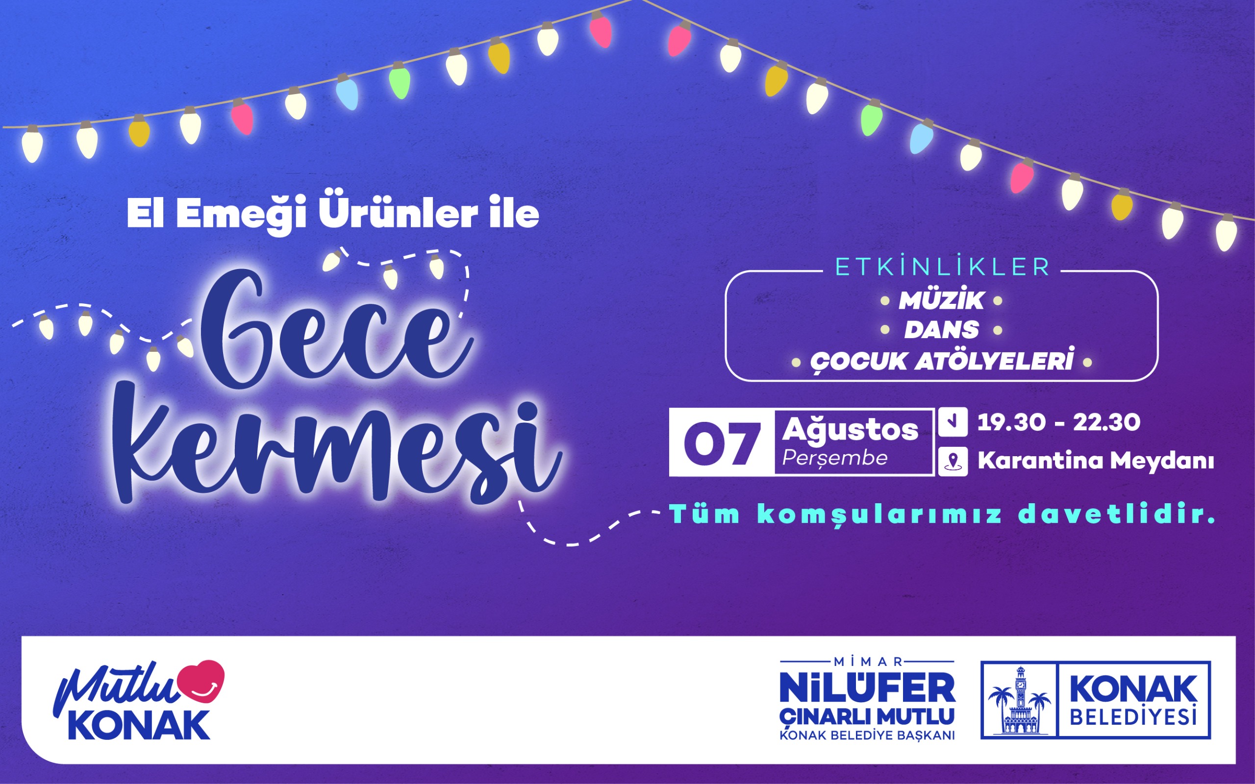 Konak Belediyesi’nin kadınların emeğine değer, bütçesine destek katan kermes organizasyonu