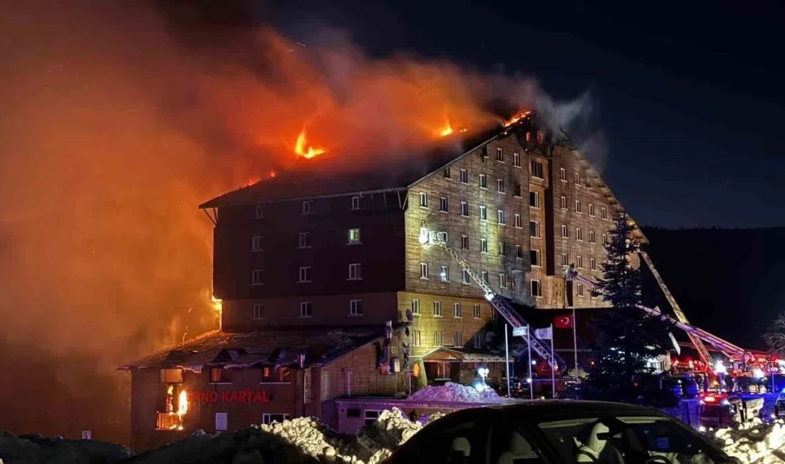 Bolu Kartalkaya’daki Grand Kartal Otel yangınına ilişkin 32 sanıklı davada