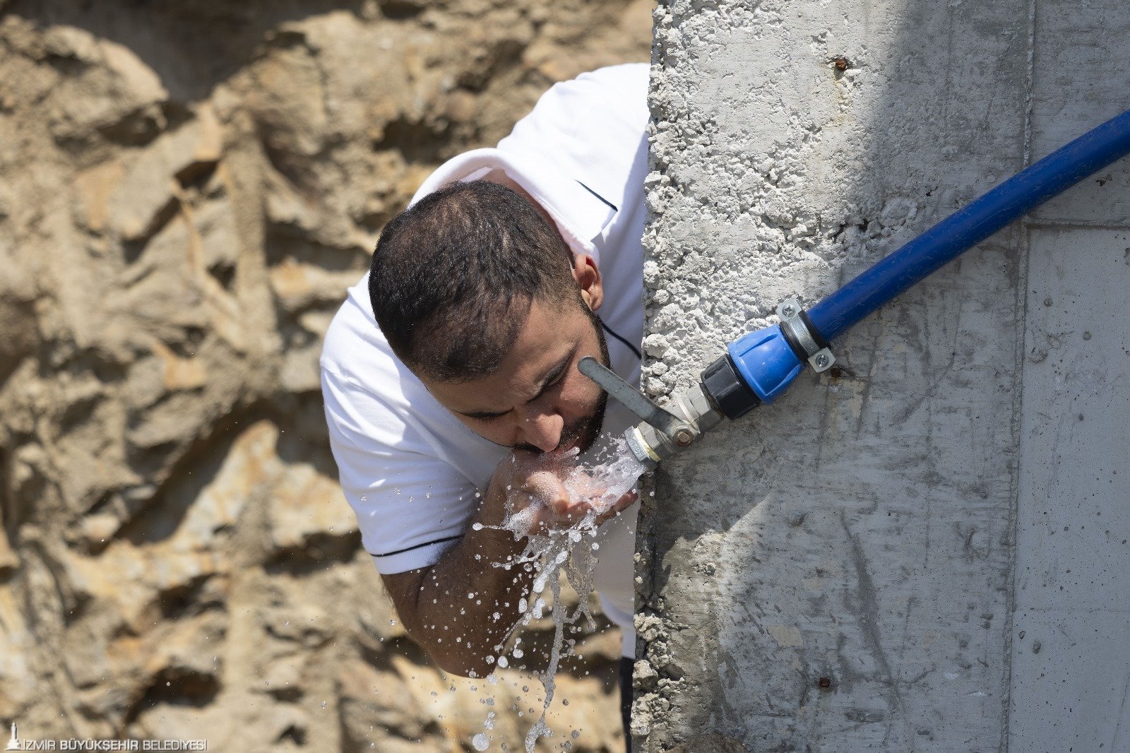 İzmir Büyükşehir Belediyesi İZSU Genel Müdürlüğü, Ödemiş Sekiköy Mahallesi’ni sağlıklı