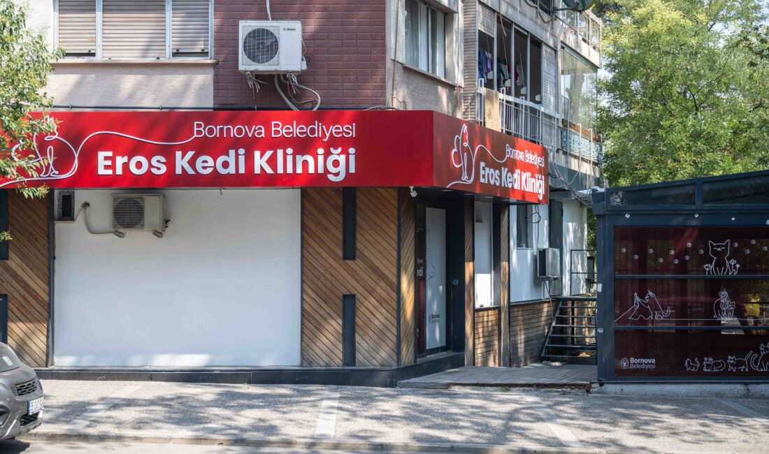 Bornova’da Eros’un adı yaşatılacak: Patili dostlara modern sağlık merkezi geliyor Bornova Belediyesi, Büyükpark’taki mevcut kedi kliniğini daha geniş ve modern