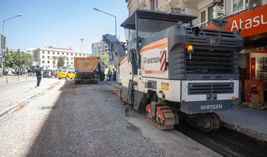 Mustafa Kemal Caddesi’nde dönüşüm tam gaz: Okullar açılmadan Bornova’ya modern yol geliyor Bornova’nın en işlek caddelerinden Mustafa Kemal Caddesi’nde altyapı çalışmalarının sonuna