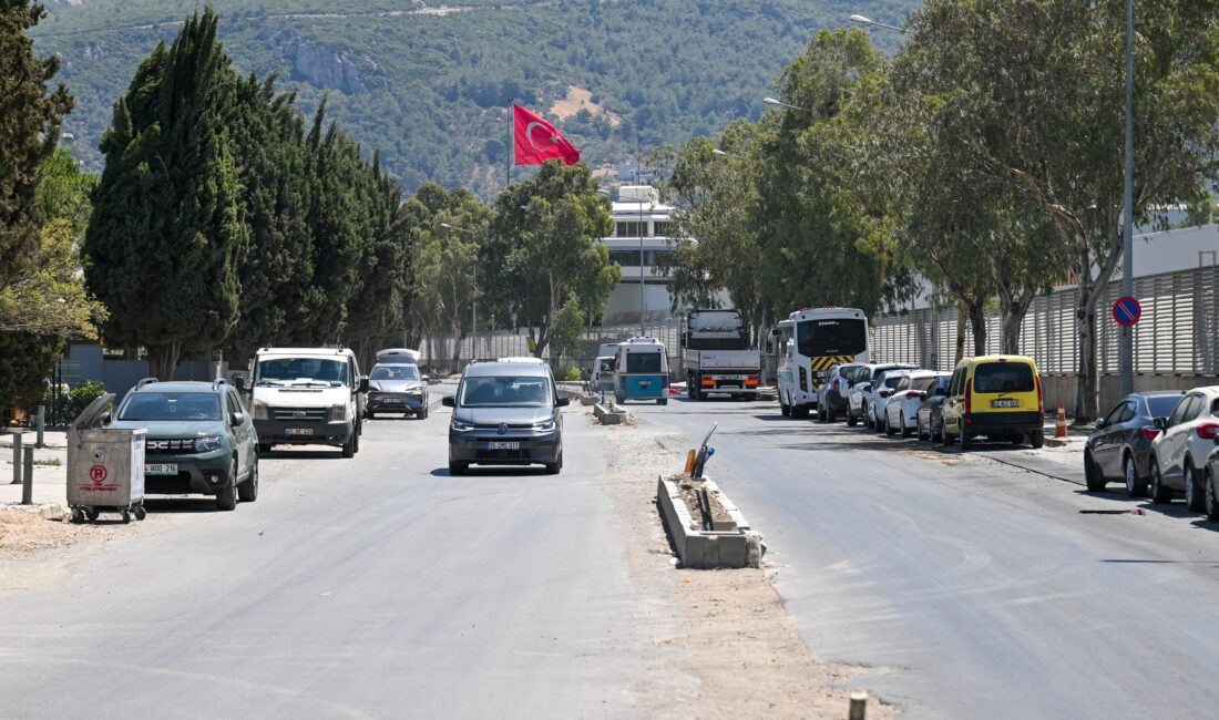 Bornova Belediyesi, Kemalpaşa Caddesi’nden Pınarbaşı merkezine uzanan Pınar Caddesi’ni baştan