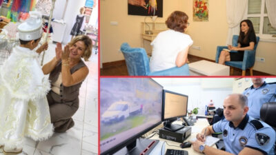 Giysi Market ile çocukların yüzünü güldüren, Psikososyal Destek Merkezi ile