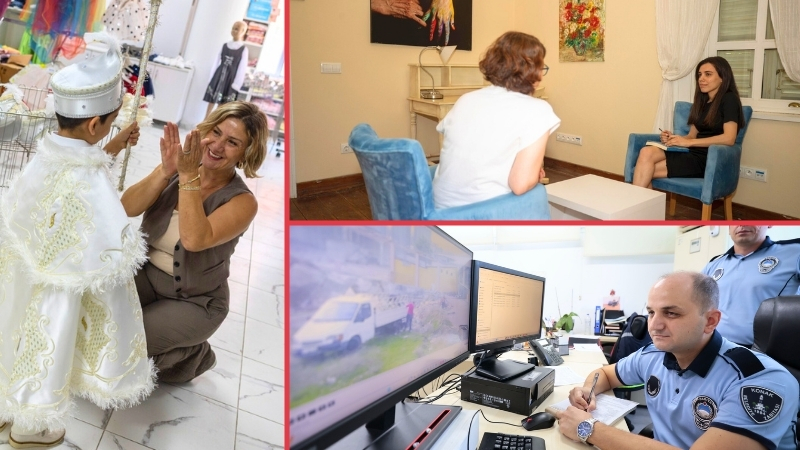 Giysi Market ile çocukların yüzünü güldüren, Psikososyal Destek Merkezi ile