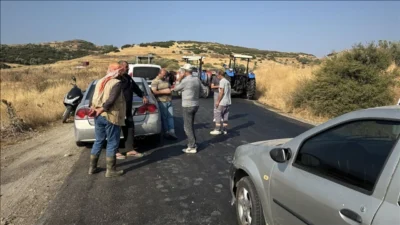 İzmir’in Tire ilçesi Karateke Mahallesi’nde yaşayan vatandaşlar, mera alanına İzmir