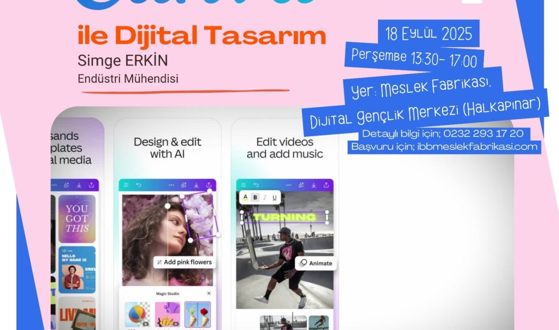 İzmir Büyükşehir Belediyesi Meslek Fabrikası, 16–30 yaş arası gençlere ücretsiz