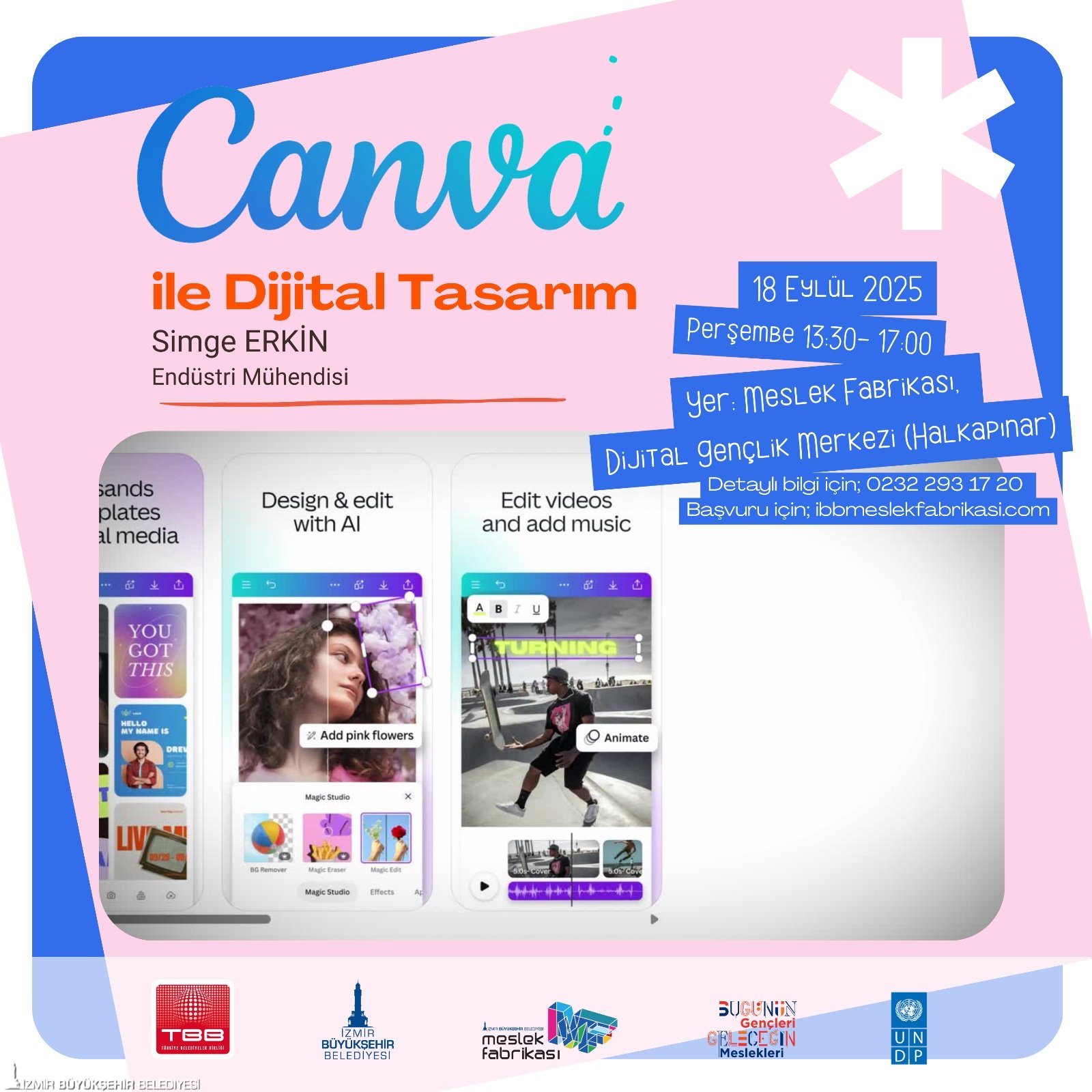 İzmir Büyükşehir Belediyesi Meslek Fabrikası, 16–30 yaş arası gençlere ücretsiz