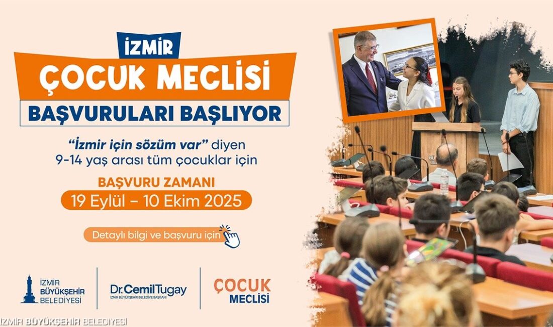 Çocuk dostu kent olma hedefiyle çalışmalarını sürdüren İzmir Büyükşehir Belediyesi