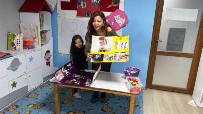 Efes Selçuk Belediyesi’nin okul öncesi birimlerinde düzenlenen “Dersimiz Atatürk” etkinliği,