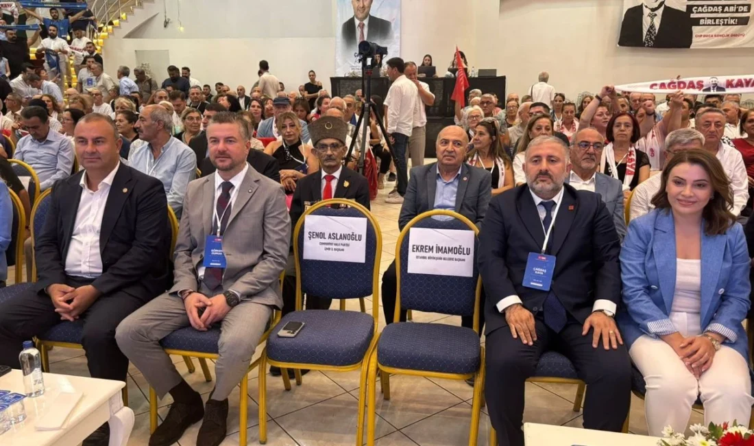 CHP Buca 18. Olağan Kongresi’nde, tutuklu yargılanan İstanbul Büyükşehir Belediye