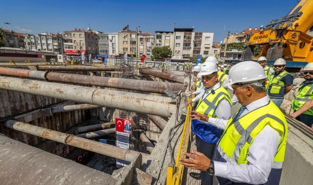 2026 yılı sona ermeden Buca Metrosu’nun temel kazılarını tamamlamayı hedefleyen