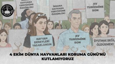 İzmir Barosu, 4 Ekim Dünya Hayvanları Koruma Günü dolayısıyla yaptığı
