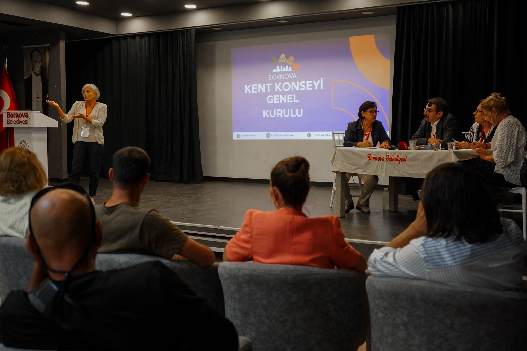 Bornova Kent Konseyi’nin 3. Olağan Genel Kurulu yoğun katılımla gerçekleşti.