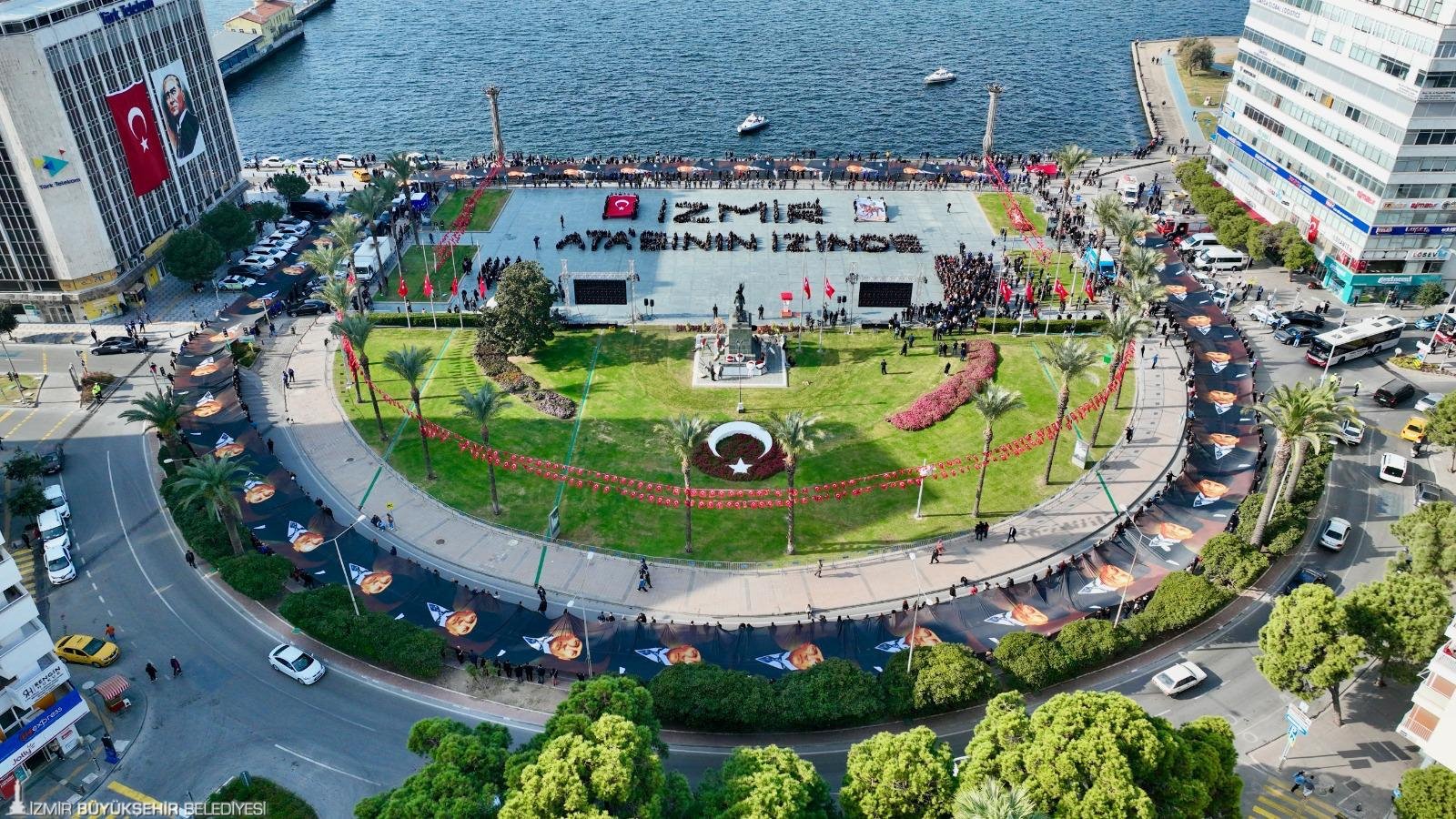 İzmir Büyükşehir Belediyesi, Ulu Önder Gazi Mustafa Kemal Atatürk’ü ebediyete