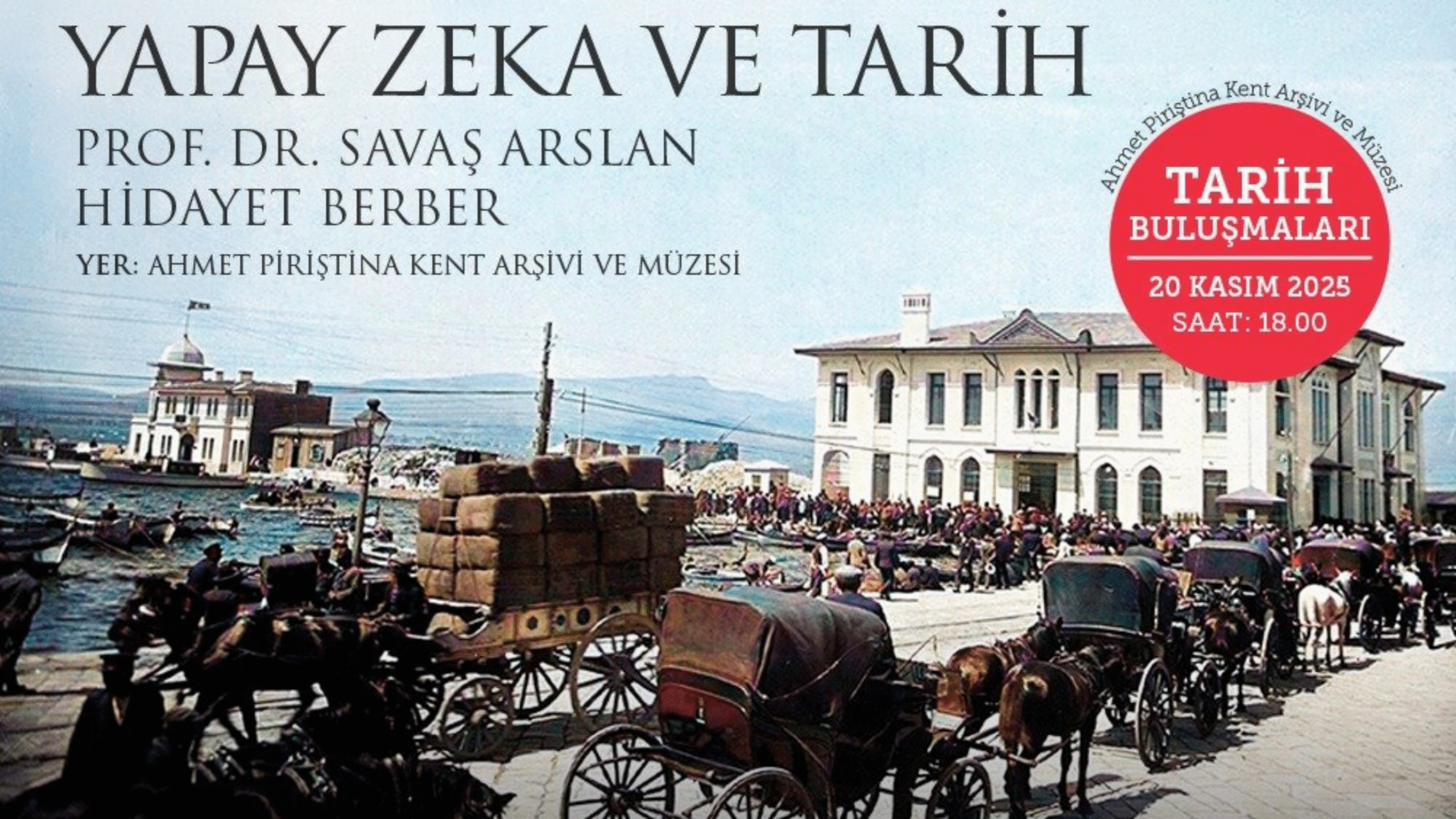 APİKAM ile Tarih Vakfı, 20 Kasım’da “Yapay Zekâ ve Tarih”