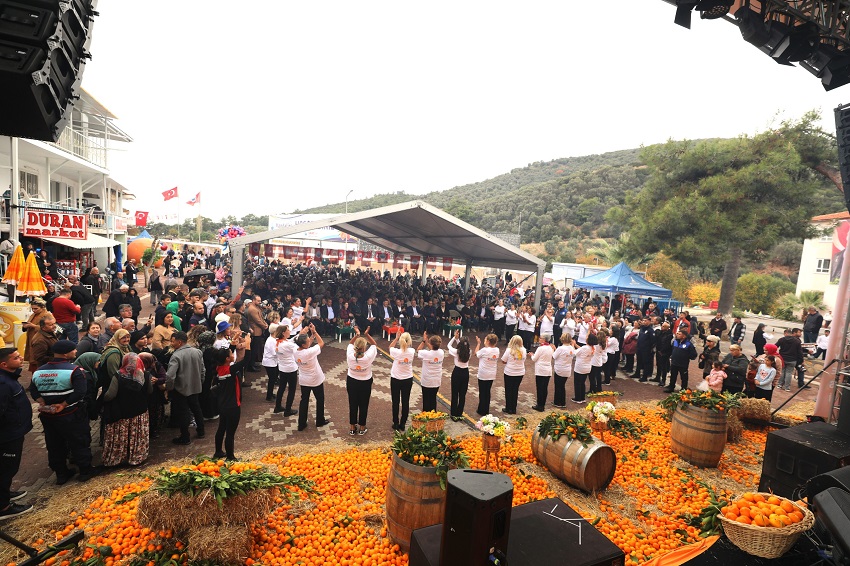 Menderes Belediyesi, geleneksel olarak düzenlediği Gümüldür Özdere Mandalina Festivali’ni 14-15-16