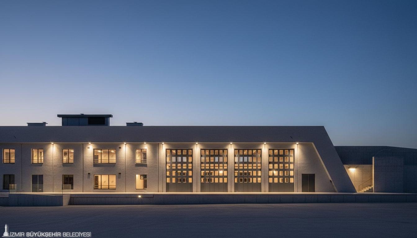 İzmir Büyükşehir Belediyesi, Dikili'de eski itfaiye binasının yerine çağdaş ve