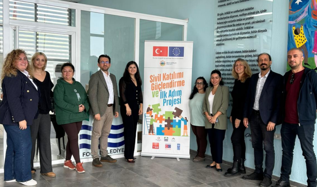 Pi Gençlik Derneği’nin Foça Belediyesi ortaklığıyla yürüttüğü “Sivil Katılımı Güçlendirme