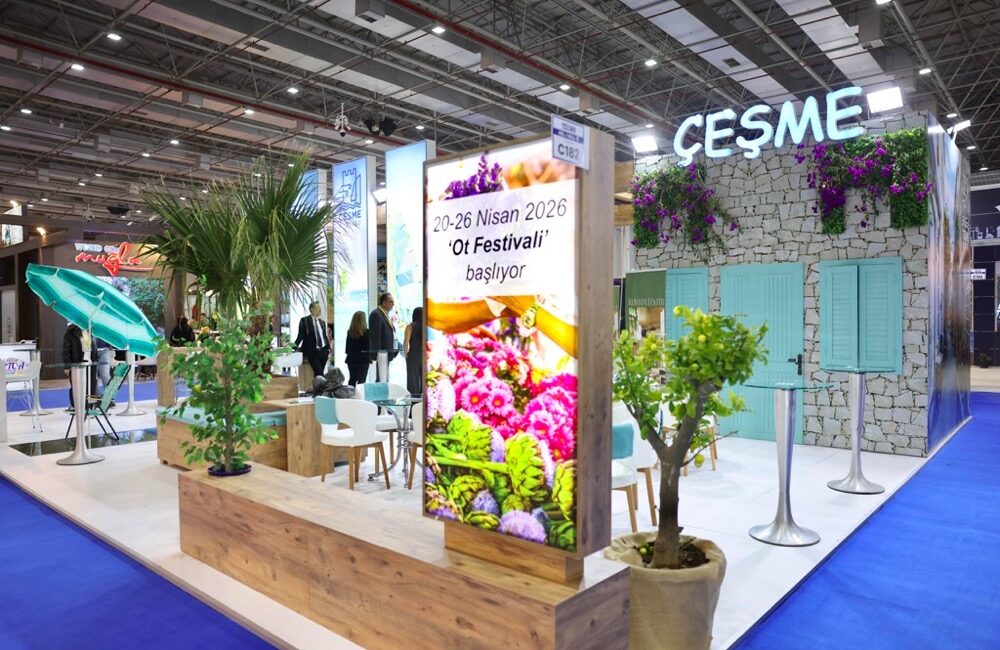 Çeşme’nin dört mevsim turizm vizyonu tanıtıldı: Travel Turkey İzmir’de yoğun ilgi Çeşme Belediyesi, Travel Turkey İzmir’de açtığı stantla dört mevsime yayılan
