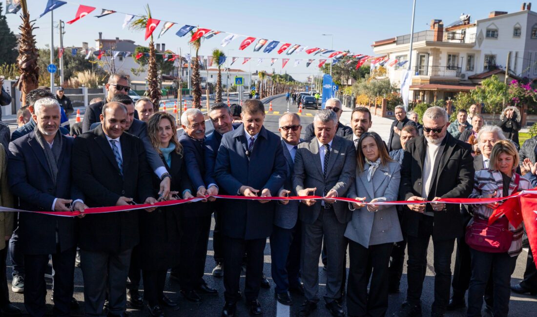 İzmir Büyükşehir Belediyesi tarafından 87 milyon lira maliyetle Güzelbahçe’nin ulaşım