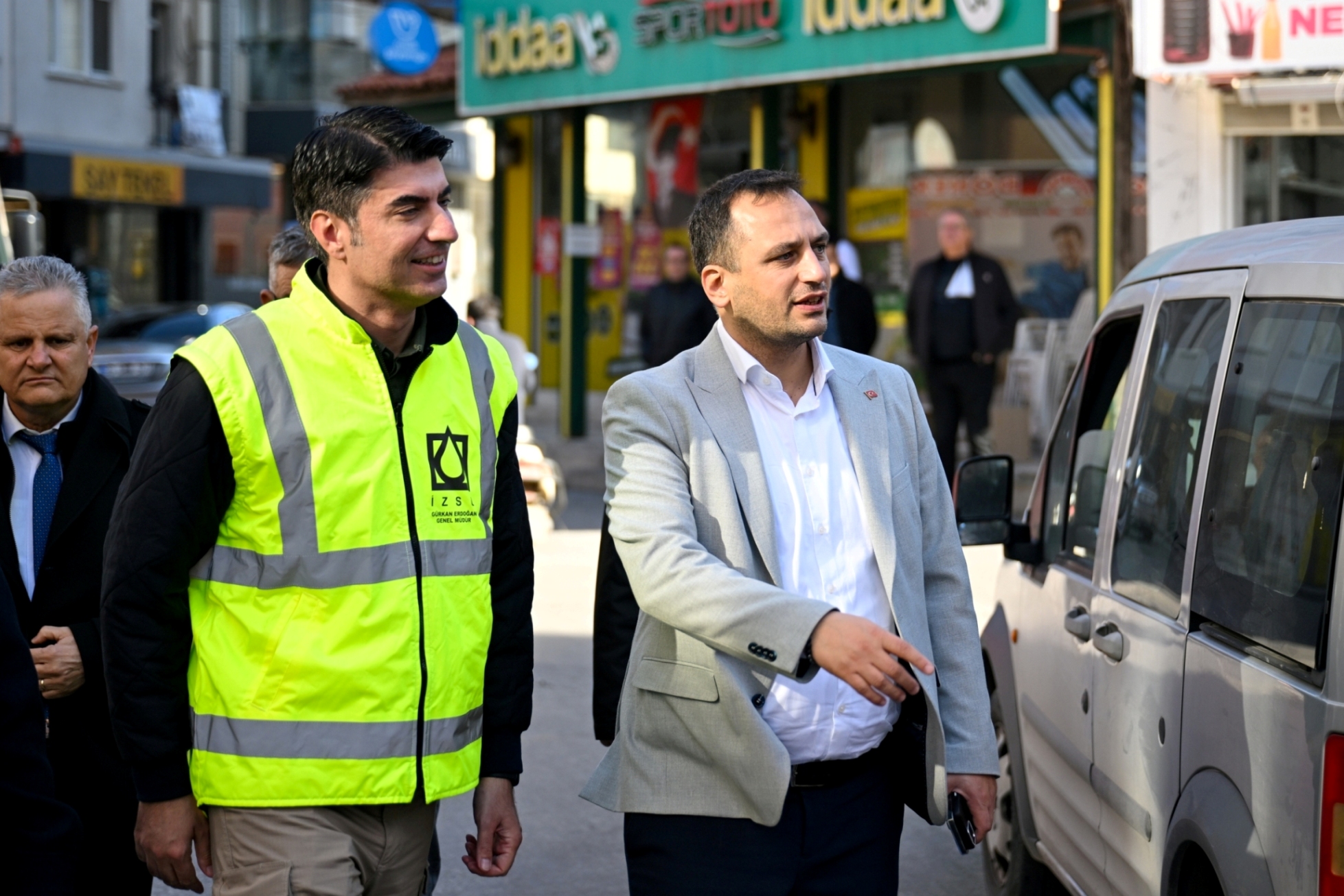 Bornova Belediye Başkanı Ömer Eşki, İZSU Genel Müdürü Gürkan Erdoğan