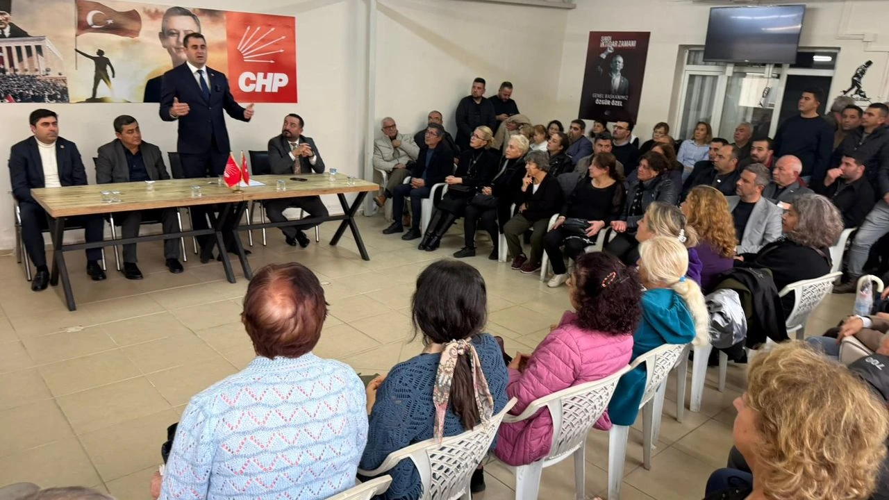 CHP İzmir İl Başkanı Çağatay Güç, Kiraz, Beydağ ve Ödemiş’te