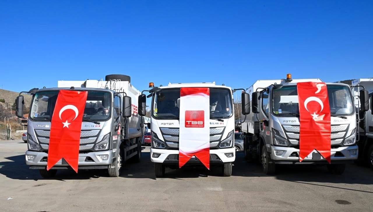 Türkiye Belediyeler Birliği’nin hibe desteği kapsamında Seferihisar Belediyesi’ne kazandırılan çöp