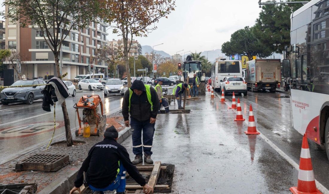 İzmir Büyükşehir Belediyesi, Karşıyaka ve Çiğli’de sel ve taşkın riskini