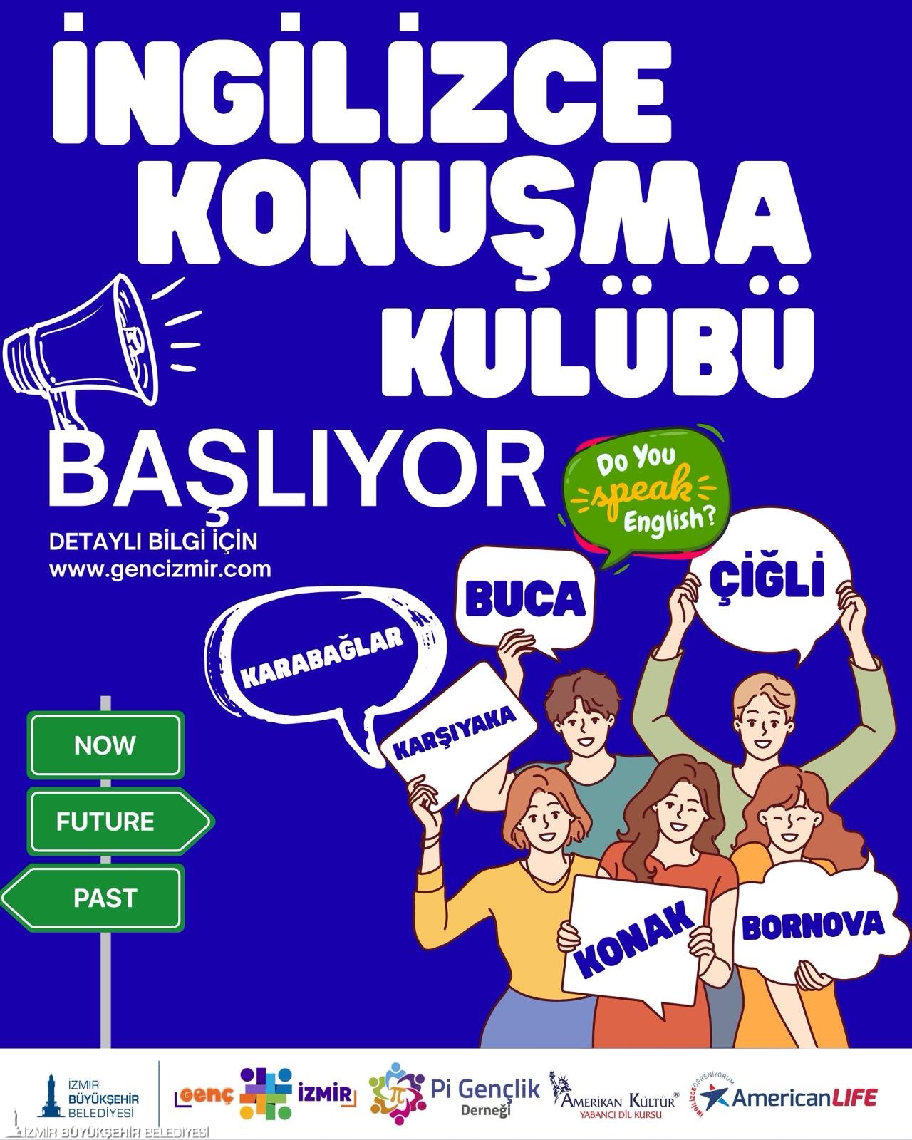 İzmir Büyükşehir Belediyesi, gençlerin İngilizce konuşma çekingenliğini aşması için 2026