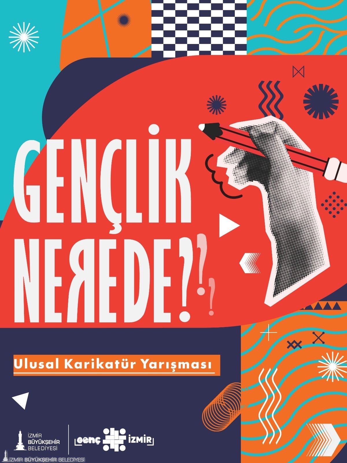 İzmir Büyükşehir Belediyesi’nin düzenlediği “Gençlik Nerede?” temalı Ulusal Karikatür Yarışması