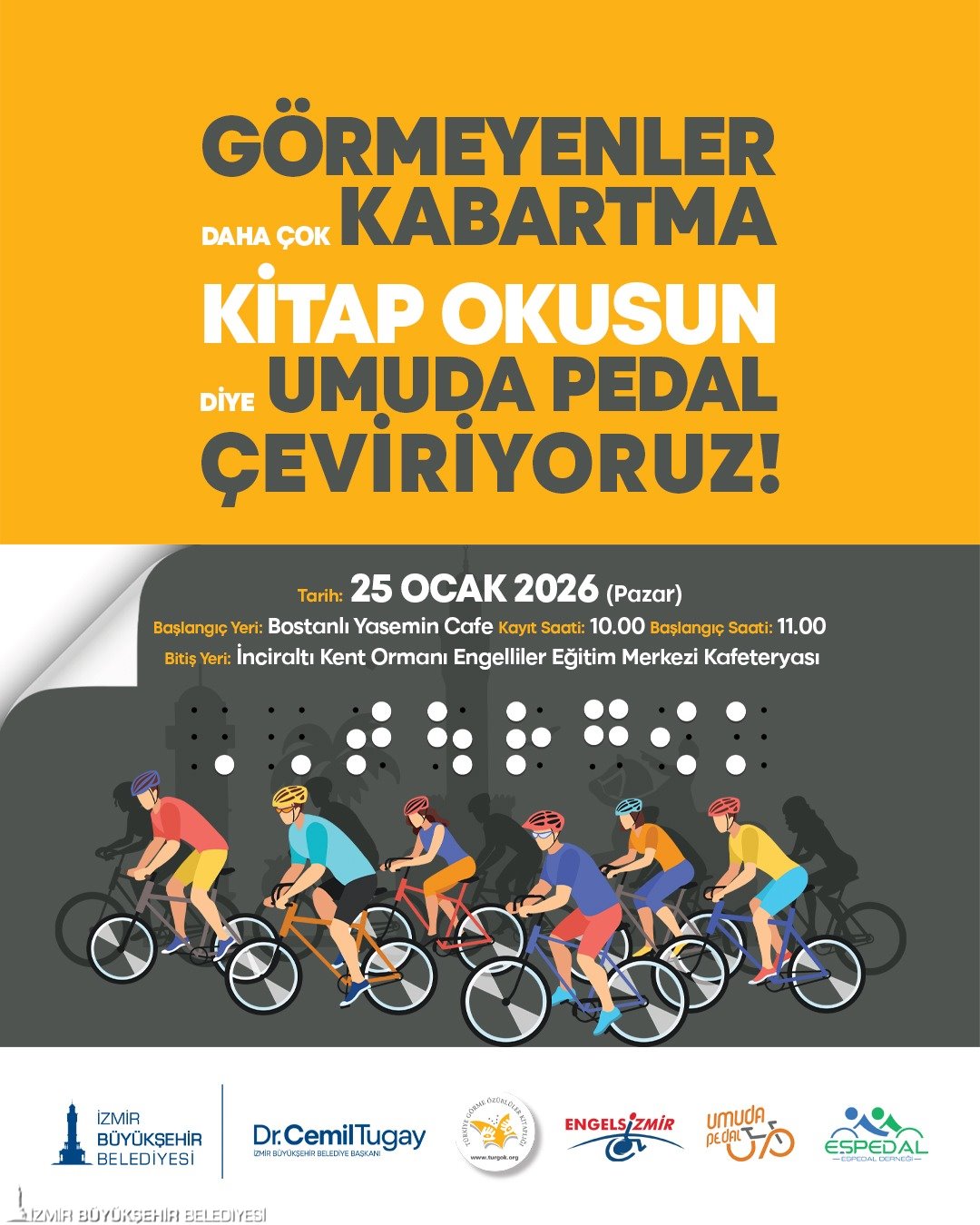 İzmir Büyükşehir Belediyesi ve TÜRGÖK iş birliğiyle 25 Ocak’ta düzenlenecek